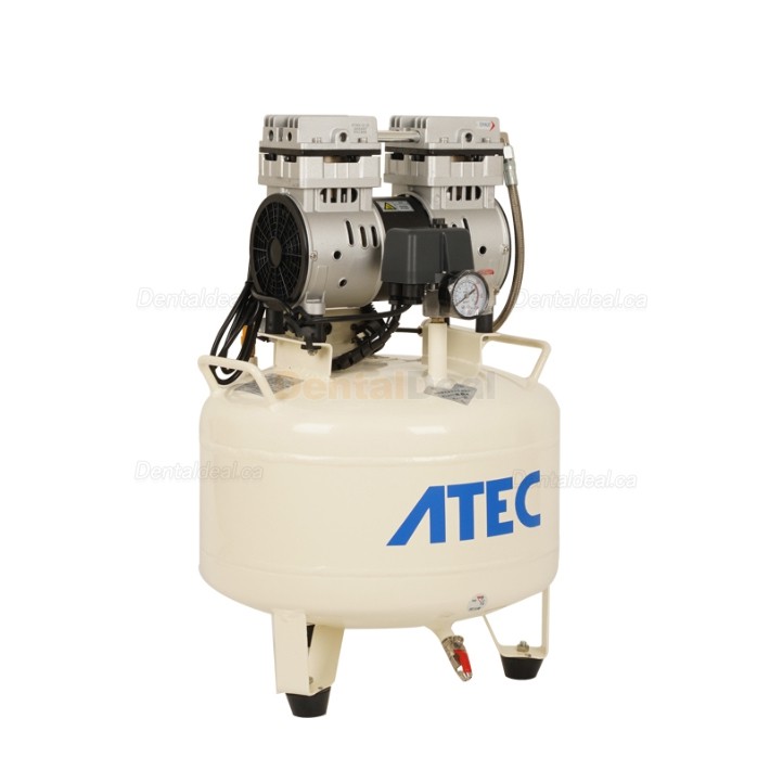 Dynamic AT80-38 0.75kW/1HP Dental Silent Oil-free Air Compressor 30L Tank